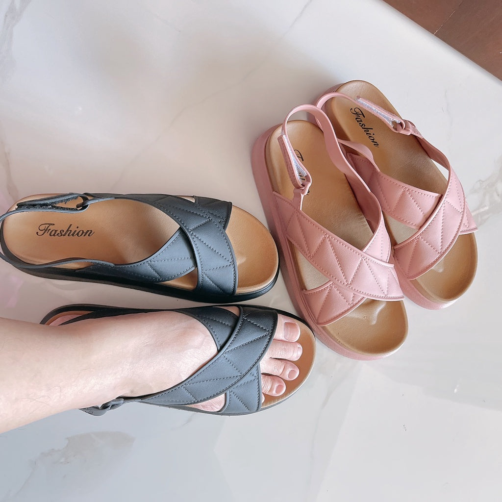 READY STOCK!!!Lady Comfort Fashion Sandal | Sandal Perempuan Tapak Lembut 885-10/YLD-2958