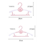 READY STOCKS!!!Mickey Kitty Pooh Cartoon Baby Kids Plastic Clothes Hanger卡通衣挂