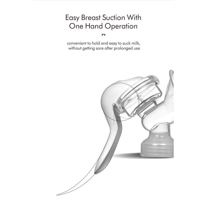 READY STOCK!! Breast Pump Manual Milk Pam Susu Baby Breastpump  Nipple Puting Teat 150ml Feeding Bottles BPA Free 手动吸奶器