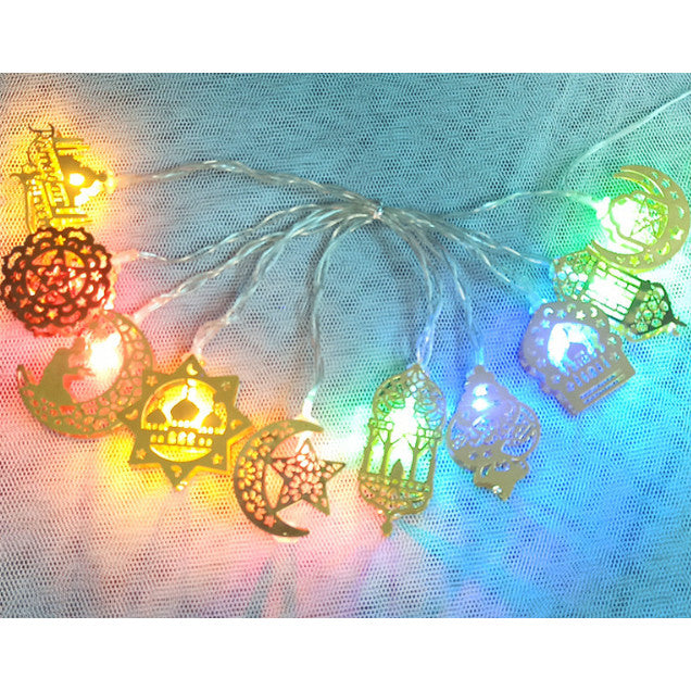 "Lampu Raya Ramadan 1.65m - 10 LED Lights | Hiasan Hari Raya Decoration Lamp for Festival & Home Decor"