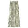 (READYSTOCK) Tie Dyed wide leg pants for women in Summer Thin Straight Leg Hanging   Ice Silk  Loose Pants-A4654 长裤