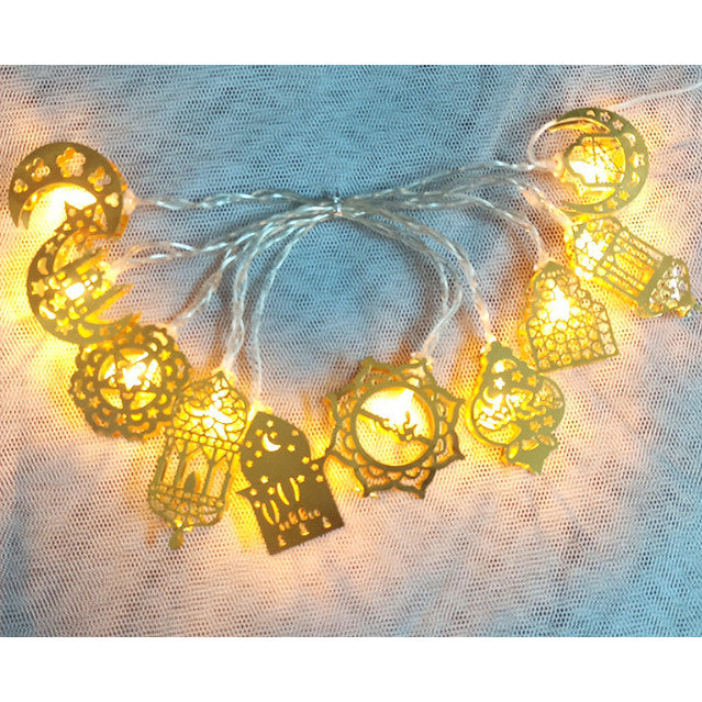 "Lampu Raya Ramadan 1.65m - 10 LED Lights | Hiasan Hari Raya Decoration Lamp for Festival & Home Decor"