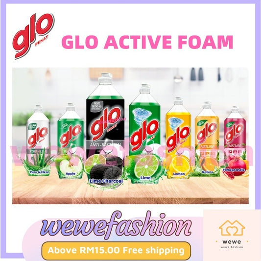 (FREE SHIPPING NO SBH/SRW) GLO PEKAT Lemon Lime Dishwash Liquid DIshwashing 800/900ml Pencuci Pinggan Lemon Glo