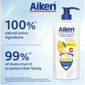 (FREE SHIPPING NO SBH/SRW) AIKEN Naturally Antibacterial Shower Crème Mandian Badan 950g