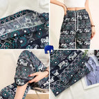 Thailand Batik Elephant Long Pant FreeSize Unisex Women Thailand Batik Gajah Seluar Panjang Kain Sejuk A654695 男女装泰国大象长裤