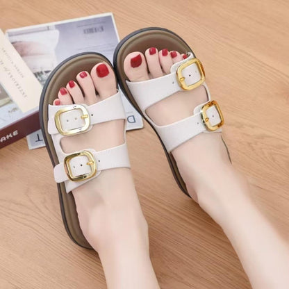READY STOCK‼️ Muslimah Sandal Kasut Perempuan Selipar Wanita Moden Cantik Casual 2993-H1