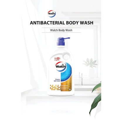 (FREE SHIPPING NO SBH/SRW) Walch Anti-Bacterial Body Wash Refill (850ml) Classic/Refresh/Moisturizing/Aqua Fresh