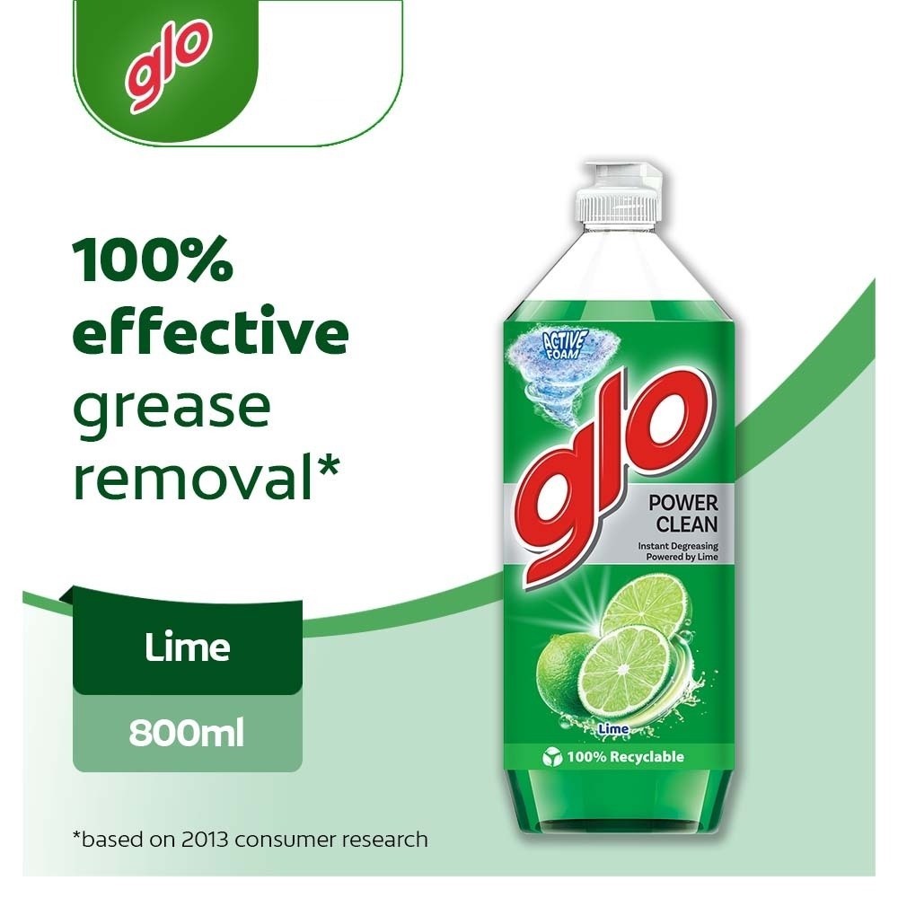 (FREE SHIPPING NO SBH/SRW) GLO PEKAT Lemon Lime Dishwash Liquid DIshwashing 800/900ml Pencuci Pinggan Lemon Glo