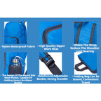 (READYSTOCK) Lightweight Foldable Waterproof Backpack Nylon Sport Travel Bag 轻便折叠防水双肩包
