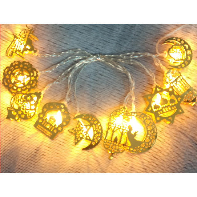 "Lampu Raya Ramadan 1.65m - 10 LED Lights | Hiasan Hari Raya Decoration Lamp for Festival & Home Decor"