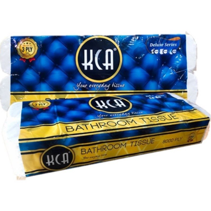 (FREE SHIPPING NO SBH/SRW)  KCA Bathroom Tissue Toilet Roll 8000 Ply x 3Ply x 10 Rolls