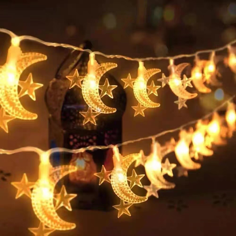 "Lampu Raya Ramadan 1.65m - 10 LED Lights | Hiasan Hari Raya Decoration Lamp for Festival & Home Decor"