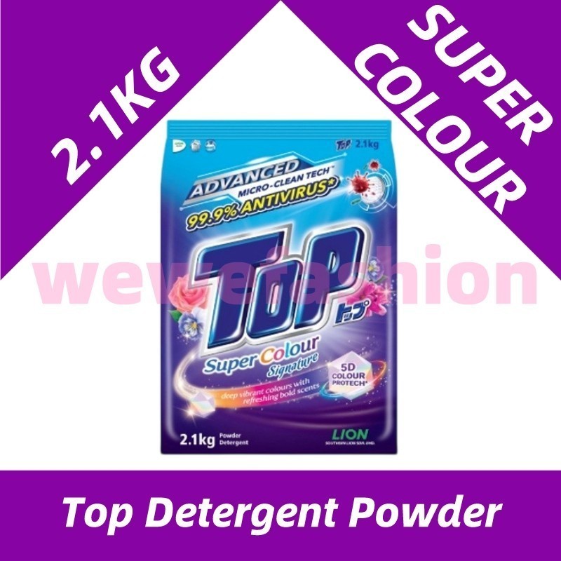 (FREE SHIPPING NO SBH/SRW)  Top Detergent Powder 2.1kg / 2.3kg
