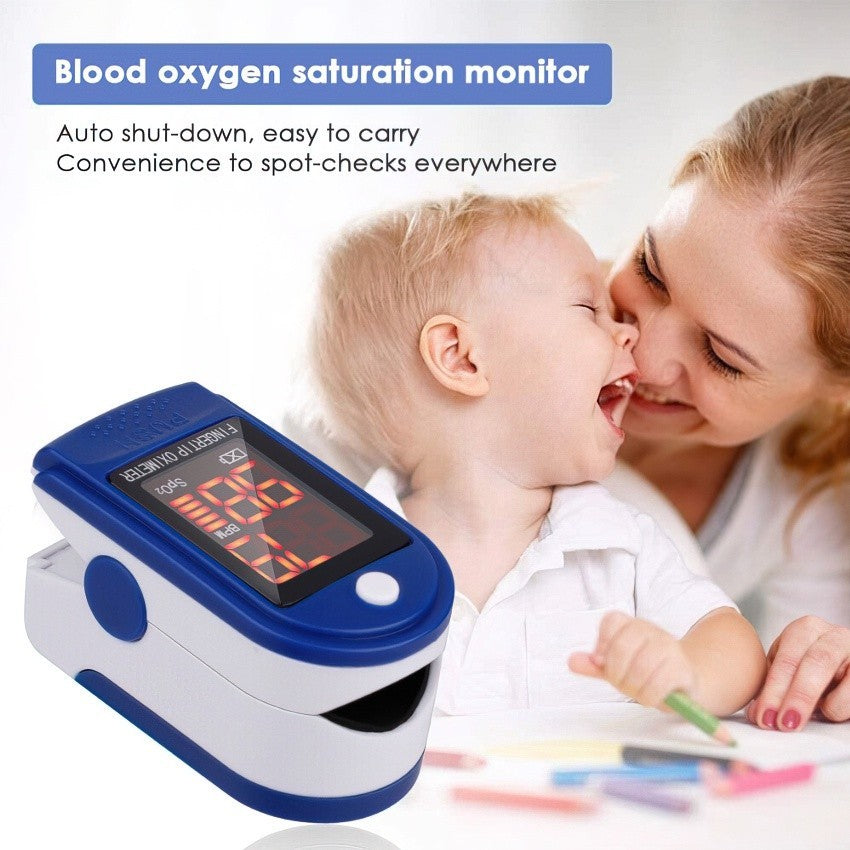 READY STOCK!!!Portable Finger Oximeter Fingertip Pulse Medical Sleep Monitor Heart Rate Spo2 Pulse LK87