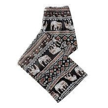 Thailand Batik Elephant Long Pant FreeSize Unisex Women Thailand Batik Gajah Seluar Panjang Kain Sejuk A654695 男女装泰国大象长裤