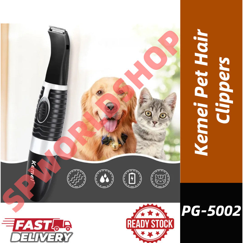 (READYSTOCK) Kemei PG-5002 Pet Hair Clippers Electric Dog Cat Hair Trimmer Shaver 狗狗猫咪理发器