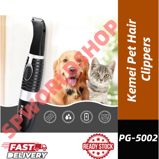 (READYSTOCK) Kemei PG-5002 Pet Hair Clippers Electric Dog Cat Hair Trimmer Shaver 狗狗猫咪理发器