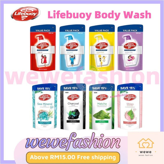 (FREE SHIPPING NO SBH/SRW) LIFEBUOY BODY WASH 850ML REFILL PACK
