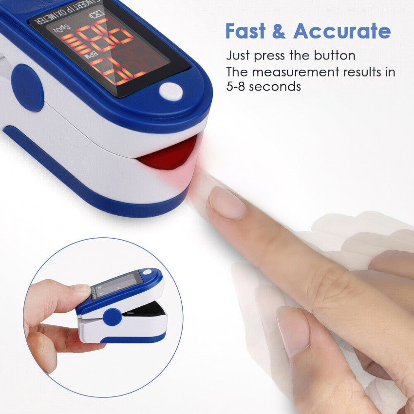 READY STOCK!!!Portable Finger Oximeter Fingertip Pulse Medical Sleep Monitor Heart Rate Spo2 Pulse LK87