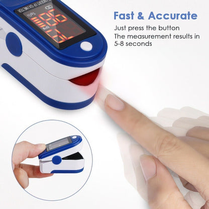READY STOCK!!!Portable Finger Oximeter Fingertip Pulse Medical Sleep Monitor Heart Rate Spo2 Pulse LK87