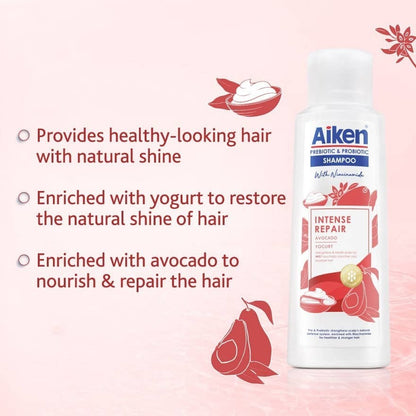 (FREE SHIPPING NO SBH/SRW) Aiken Shampoo Prebiotic & Probiotic -350g