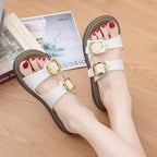 READY STOCK‼️ Muslimah Sandal Kasut Perempuan Selipar Wanita Moden Cantik Casual 2993-H1