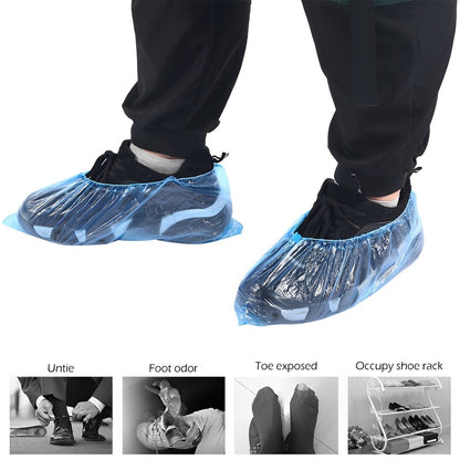 Disposable Shoe Covers | Waterproof | Non-Woven | Anti-Slip | Hospital | Lab | Home | Penutup Kasut Pakai Buang 防护用品