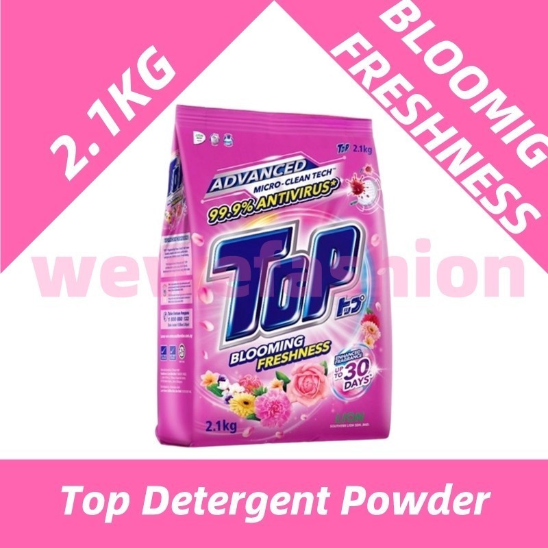 (FREE SHIPPING NO SBH/SRW)  Top Detergent Powder 2.1kg / 2.3kg