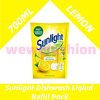 (FREE SHIPPING NO SBH/SRW)  Sunlight Dishwash Liqiud Refill Pack 700ml(Lime / Lemon / Nature)