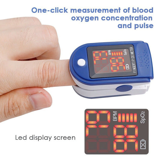 READY STOCK!!!Portable Finger Oximeter Fingertip Pulse Medical Sleep Monitor Heart Rate Spo2 Pulse LK87