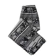 Thailand Batik Elephant Long Pant FreeSize Unisex Women Thailand Batik Gajah Seluar Panjang Kain Sejuk A654695 男女装泰国大象长裤