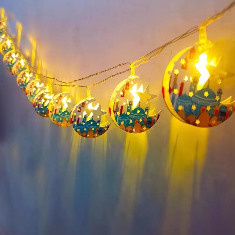 "Lampu Raya Ramadan 1.65m - 10 LED Lights | Hiasan Hari Raya Decoration Lamp for Festival & Home Decor"