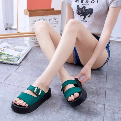 Ready Stock! Women's Casual Sandals - Kasut Perempuan Selipar Muslimah Style 868-C41, Comfortable & Stylish
