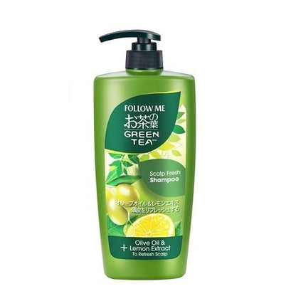 (FREE SHIPPING NO SBH/SRW) Follow Me Green Tea Shampoo 650ml / Green Tea Hijab Shampoo 650ml