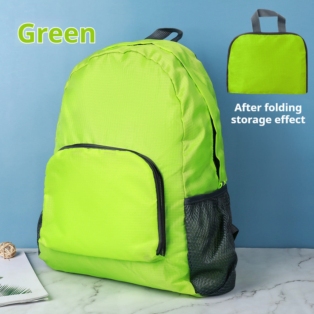 (READYSTOCK) Lightweight Foldable Waterproof Backpack Nylon Sport Travel Bag 轻便折叠防水双肩包
