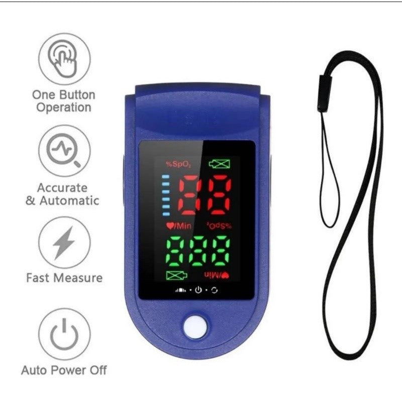 READY STOCK!!!Portable Finger Oximeter Fingertip Pulse Medical Sleep Monitor Heart Rate Spo2 Pulse LK87