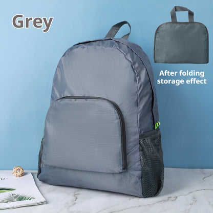 (READYSTOCK) Lightweight Foldable Waterproof Backpack Nylon Sport Travel Bag 轻便折叠防水双肩包