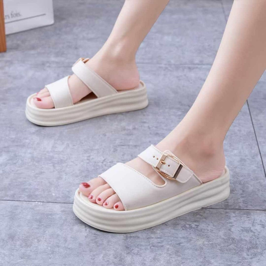 Ready Stock! Women's Casual Sandals - Kasut Perempuan Selipar Muslimah Style 868-C41, Comfortable & Stylish