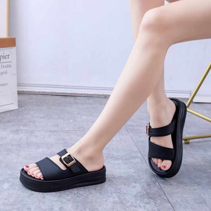 Ready Stock! Women's Casual Sandals - Kasut Perempuan Selipar Muslimah Style 868-C41, Comfortable & Stylish