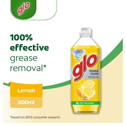 (FREE SHIPPING NO SBH/SRW) GLO PEKAT Lemon Lime Dishwash Liquid DIshwashing 800/900ml Pencuci Pinggan Lemon Glo