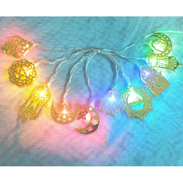 "Lampu Raya Ramadan 1.65m - 10 LED Lights | Hiasan Hari Raya Decoration Lamp for Festival & Home Decor"