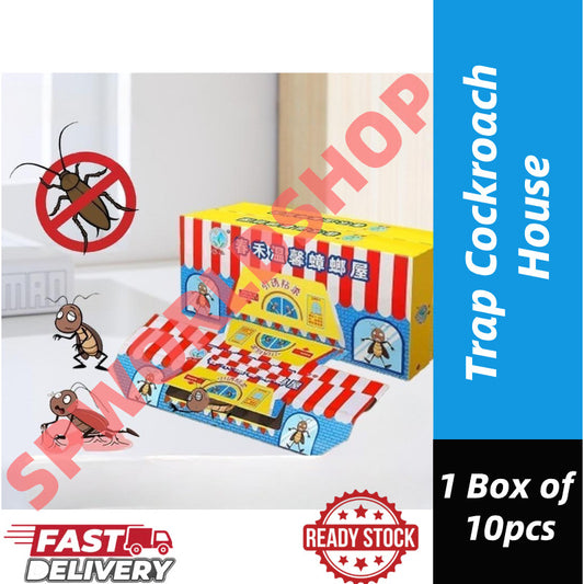 READY STOCK!!! Trap Cockroach House Physical cockroach extermination Roach Trap Lipas killer Ubat lipas rumah  蟑螂捕捉屋