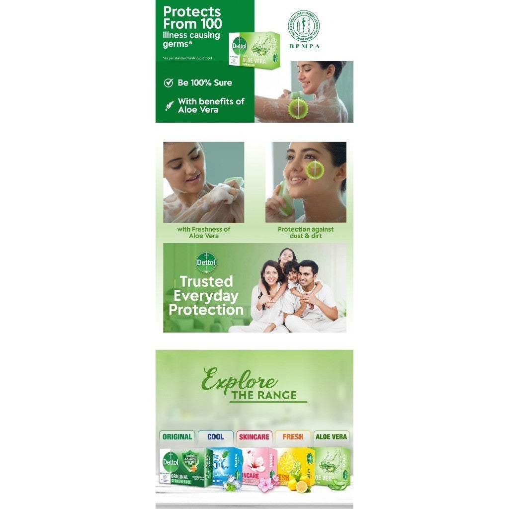 READY STOCK!!!Dettol Original Antibacterial Active Germ Protection Bar Soap 100G BUY 3 FREE #Dettol#Sabun #Antibacterial