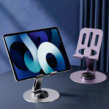 Foldable Metal Mobile Phone Stand Anti-slip Stand Suitable for Mobile Phones/Tablets and Other 360-degree Rotation 手机支架