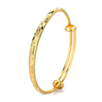 (READYSTOCK) Gelang Emas Gold Plated Bangle Wanita | Openable Caved Gold Bangles | Perhiasan Aksesori Fashion HR0042
