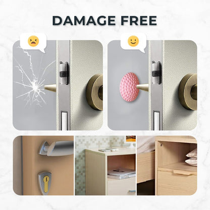 READYSTOCK Door Handle Bumper Pad Door Handle Guard Wall Protector Door Stopper Wall Mounted Shockproof Crash Pad 门把手防撞垫