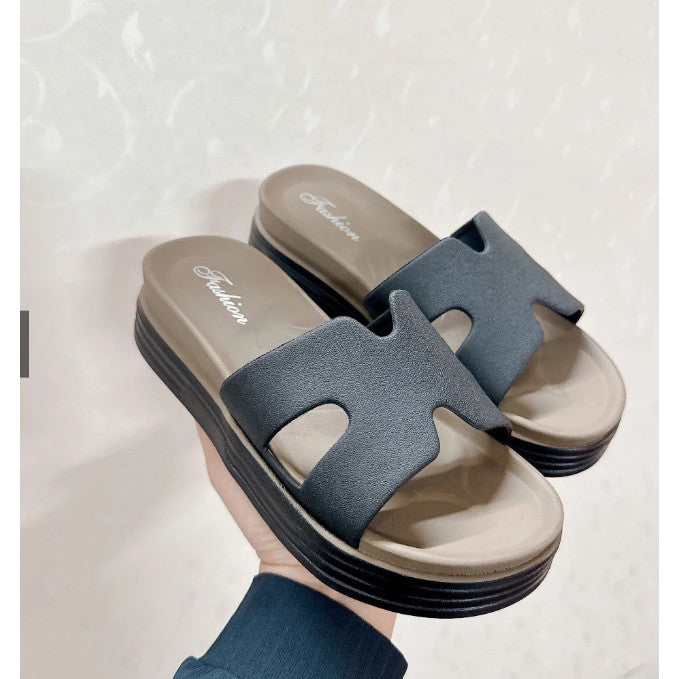 READY STOCK!!!Muslimah Friendly Sandals Sandal Perempuan Premium  Selesa Comfort Premium Women Sandals Heel-5cm± 6689-45