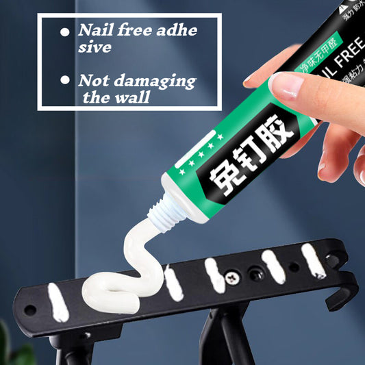 Strong Nail-Free Glue Gam Kuat Towel Rack Waterproof Fixing Glue Suitable For Glass Tile Board Strong Glue 无痕胶水 免釘膠 免钉胶