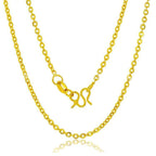 (READYSTOCK) Rantai Leher Emas Gold Necklace 45cm | Brass Gold Plated | Fashion Jewelry Aksesori Wanita Perhiasan NL0039