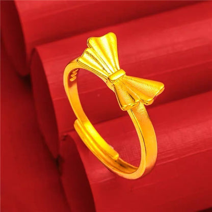 (READYSTOCK) Cincin Emas Gold Plated Wanita | 2025 New Style Adjustable Opening Ring | Fashion Jewelry Perhiasan GR0040